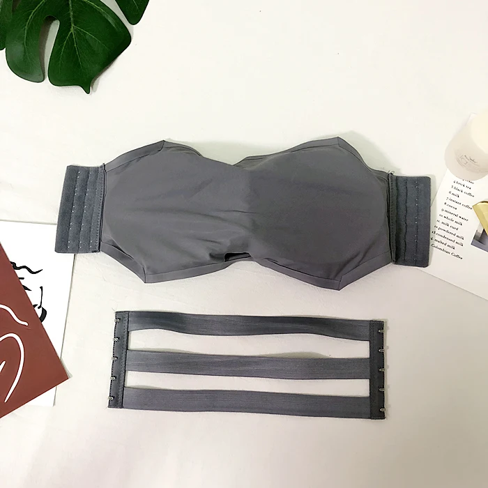 Женские бюстгальтеры без бретелек женский топ бандо с мягкими чашечками