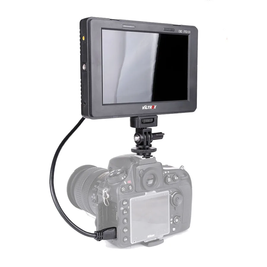 Viltrox DC-70II " 4 к ЖК-монитор для камеры видео HDMI AV вход 1024*600 дисплей для Canon Nikon BMMCC DSLR