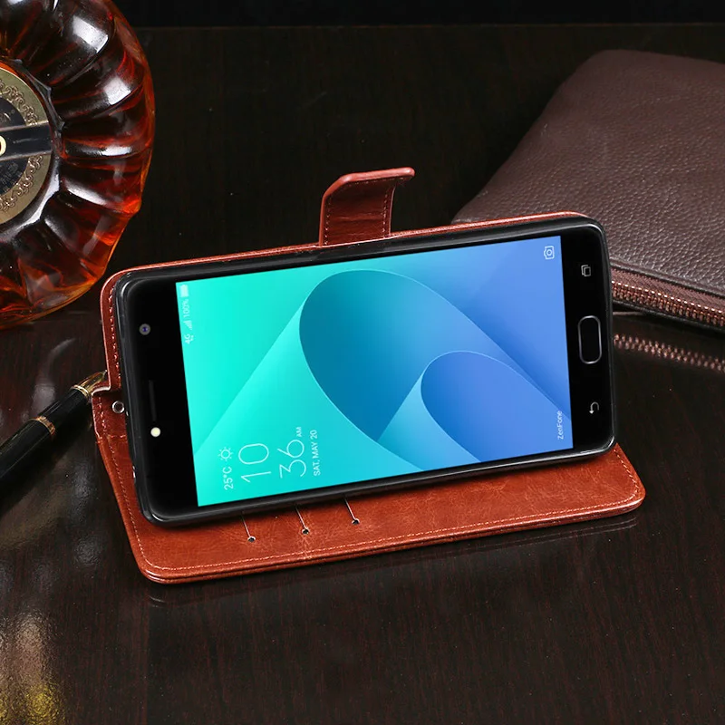 ITien кожаный защитный чехол для Asus Zenfone 4 Max ZC554KL Pro ZS551KL Selfie ZB553KL TPU силиконовый