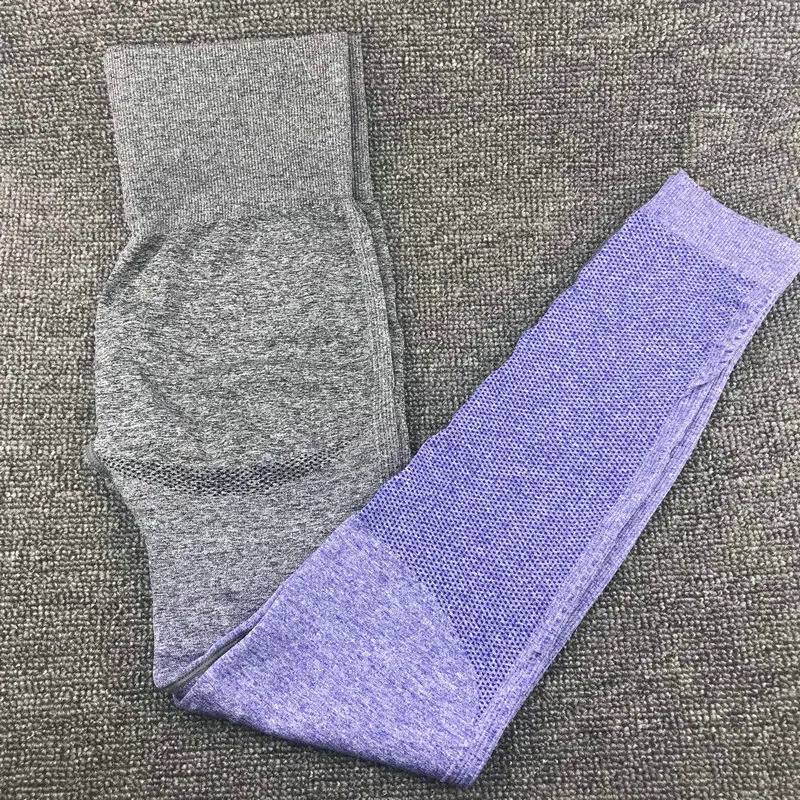 Бесшовные Леггинсы Ombre Energy женские для йоги с высокой талией тренировочные штаны