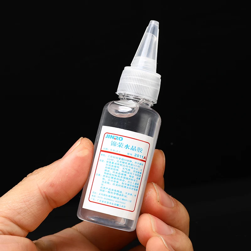 2 шт./компл. прозрачные УФ смолы эпоксидная клей для DIY ювелирных изделий