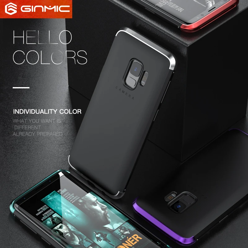 Ginmic для Samsung Galaxy S9/S9 Plus металлический корпус авиационный алюминиевый ПК задняя
