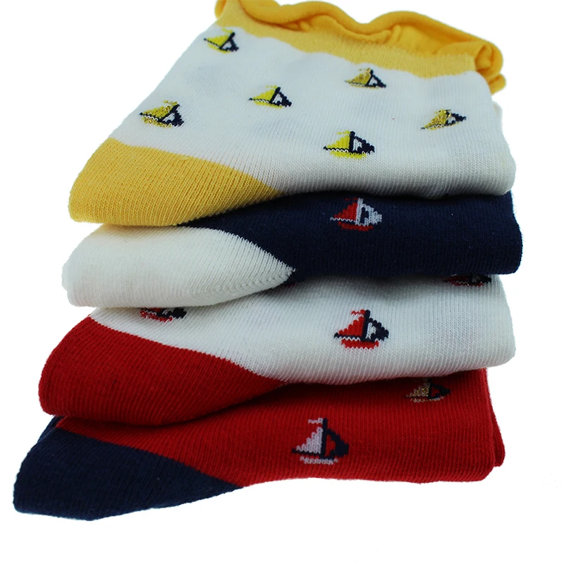 Бренд морской бриз 4 пары летние новые высококачественные хлопковые Модные