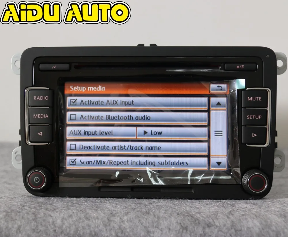 Автомагнитола стерео USB AUX RVC камера версия RCD510 с кодом для VW Golf 5 6 Jetta MK5 MK6 Passat B6 CC B7 Polo