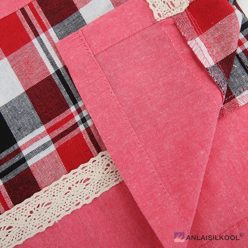 2018 Новая мода корейский милый печатных Для женщин фартук с карманами школьные