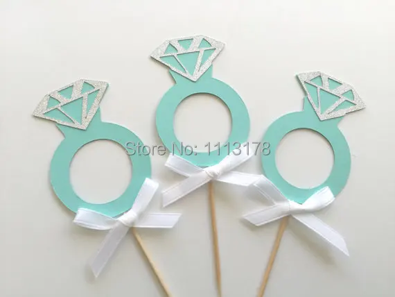 Обручальное кольцо для кексов. Украшения вечеринки дня рождения. Свадебный душ