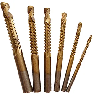 Сверло для деревообработки с титановым покрытием, 6 шт.