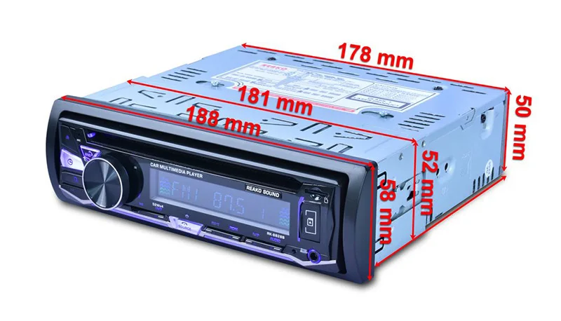 ESSGOO 1 Din стерео аудио Радио CD dvd-плеер Bluetooth Hands Free MP3 FM AM RDS 4x52 Вт AUX USB SD DC12V Авторадио