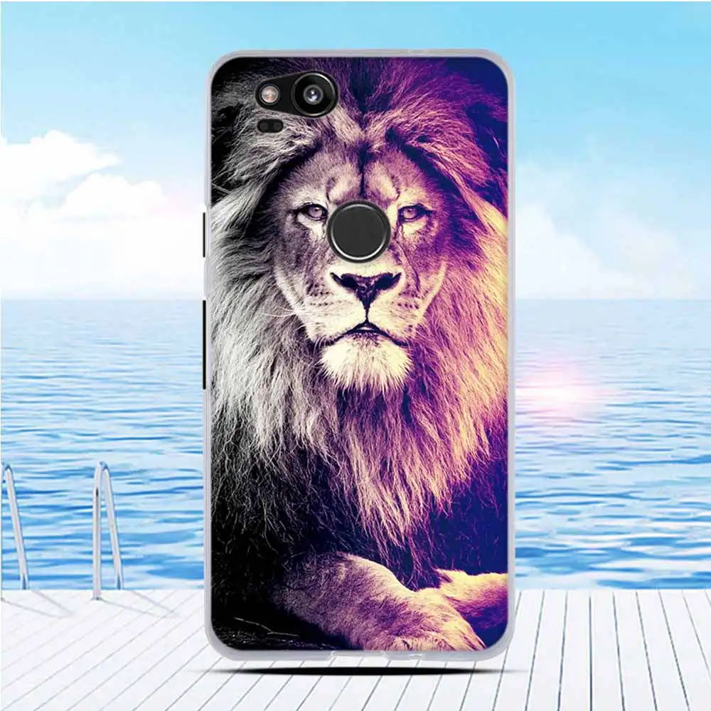 Мягкий силиконовый чехол ТПУ для Google Pixel 2 мягкий с рисунком телефона | Мобильные