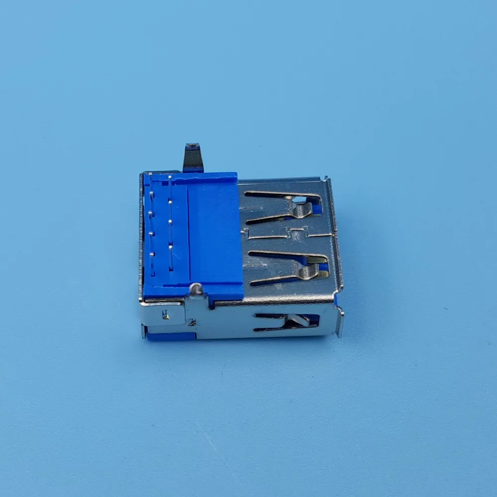 50 шт. Высокоскоростной USB 3 0 тип A правый угол Женский 9Pin DIP PCB разъем припоя|connector
