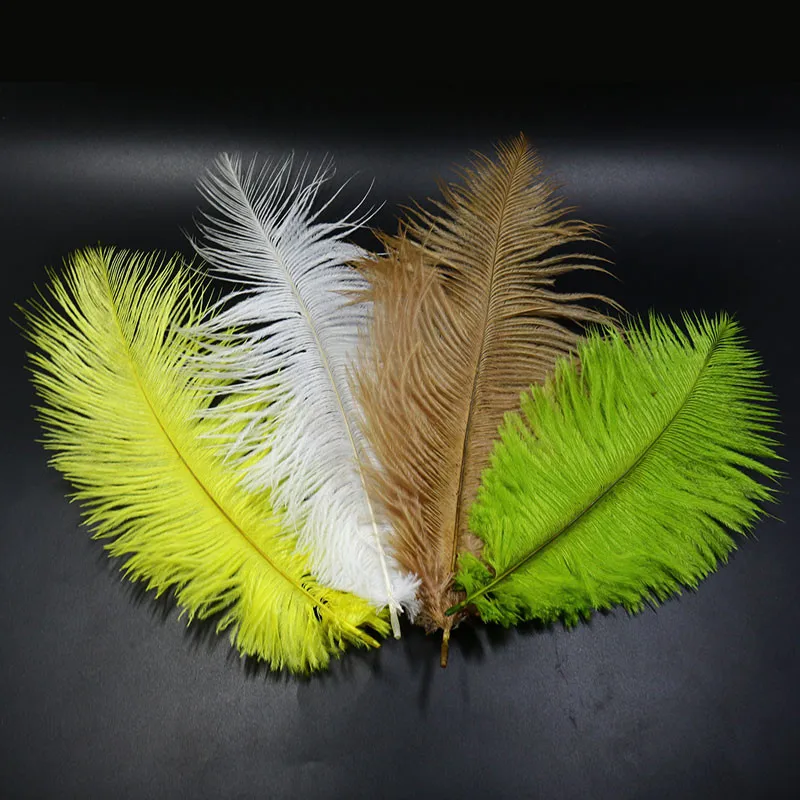 4 шт./упаковка декоративные страусиные перья среднего размера|tying materials|fly tying