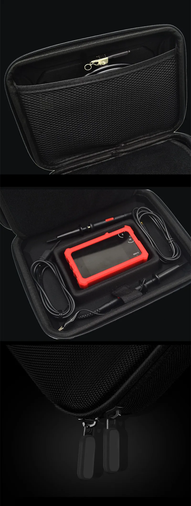 Storage Bag Protective Case Cover for MINI Nano DSO213 DS213 DS203 DS211 DS212 LA104 Digital Oscilloscope DS 213 212 Portable