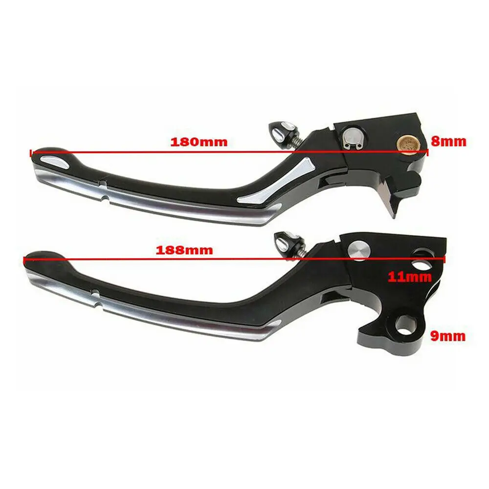 1 Pair Brake Lever Regulator Clutch For Harley Davidson Sportster 1200 XL 883 48 2004-2014 10 11 12 13 Black | Автомобили и