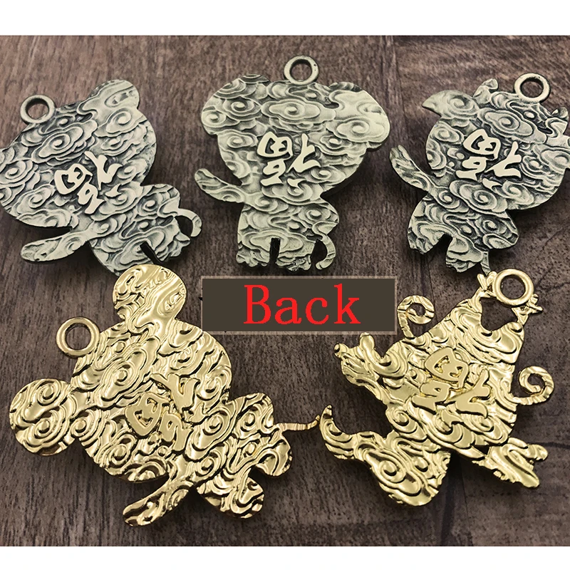 Милый металлический зодиакальный брелок свинья петух лошадка кролик собачка для