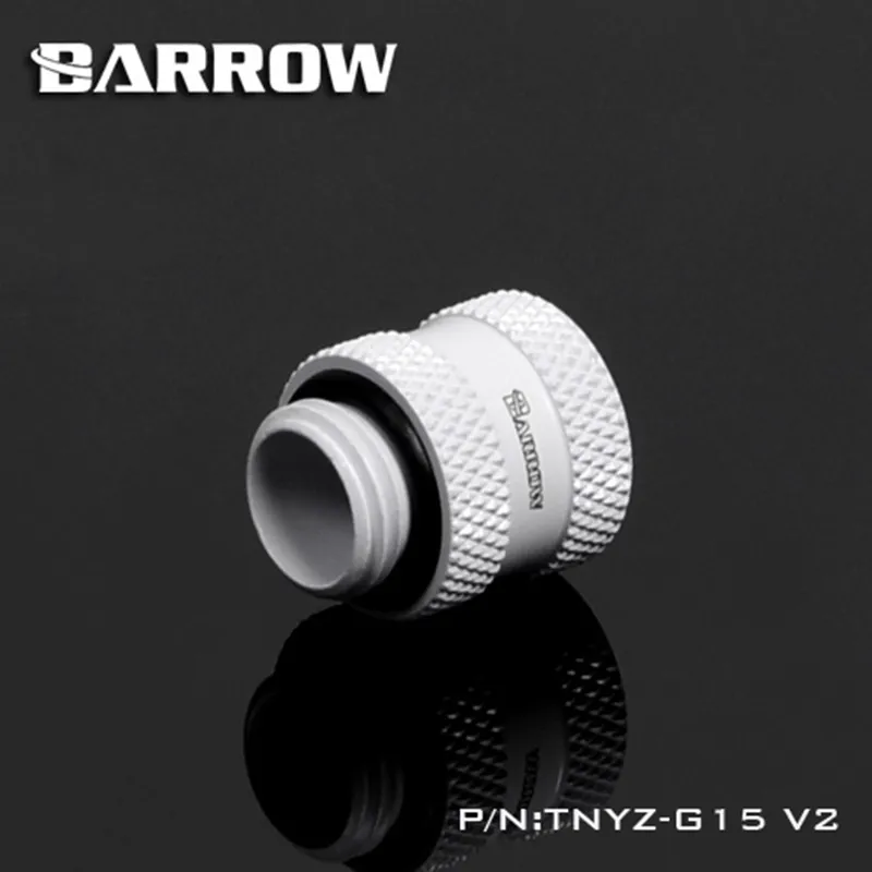Barrow G1/4 черный/яркий серебристый/белый внутренний удлинитель зубьев (удлинение 15