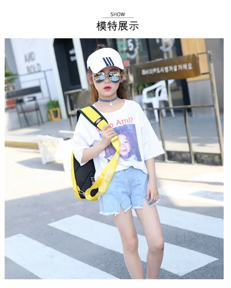 Джинсовые шорты для девочек Новинка лета 2019 детская одежда детские повседневные