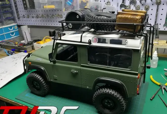 Грузовик Defender D90 JEEP 4X4 готов к запуску для 1/10 1/12 RCW4D AXIAL SCX10 TAMIYA 6X6 грузовиков TRX4 HRAXXAS