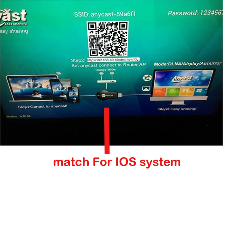 2021 год Anycast m2 plus для Dlna Airplay HD Wi Fi дисплей Miracast TV Dongle Stick Any cast M2 приемник IOS