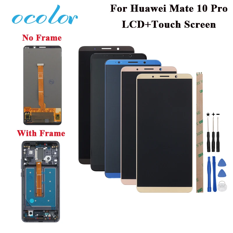 Цветной для Huawei Mate 10 Pro Porsche дизайн ЖК дисплей и сенсорный экран с рамкой