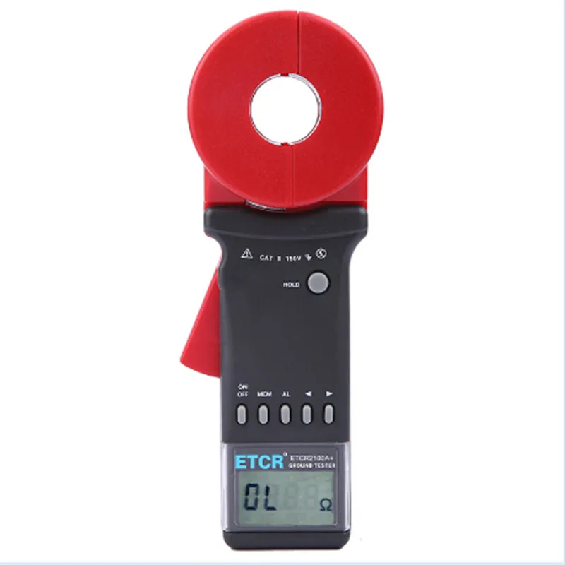 

ETCR2100A+ Digital Clamp metre Ground Earth Resistance Meter Tester Clamp Earth Resistance Tester