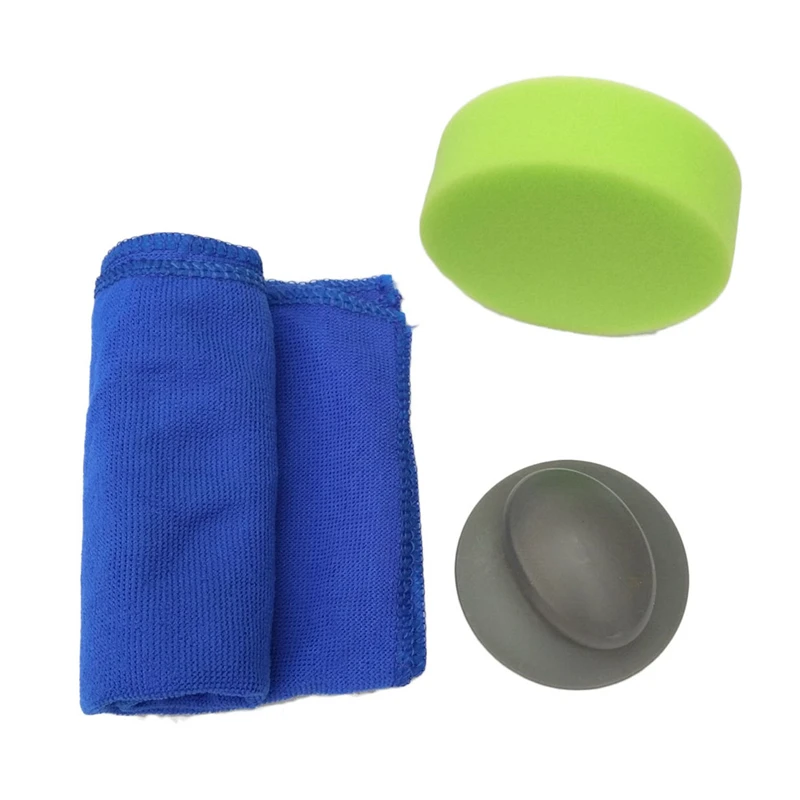 3 шт./1 набор губки Для Полировки Автомобиля|sponge handle|sponge spongesponge wax |