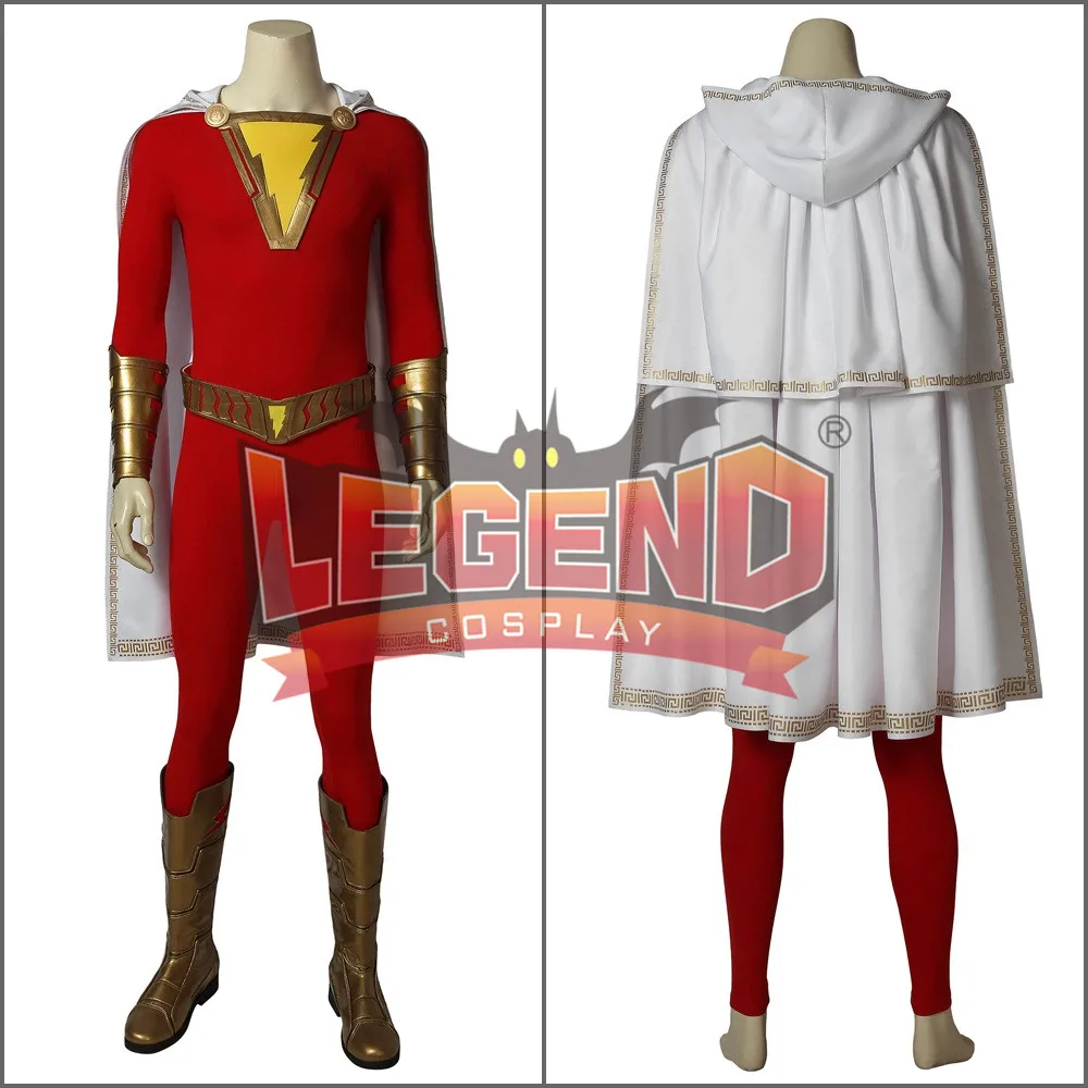 Фильм Shazam! Косплей Костюм на заказ супергерой шазам костюм Модный комбинезон