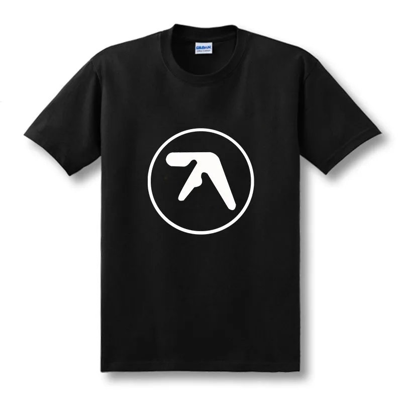 Модные новые мужские Aphex Твин футболка популярный бренд Aerosmith футболки с принтом О образным вырезом музыка короткий рукав футболки Размер XS-XXL