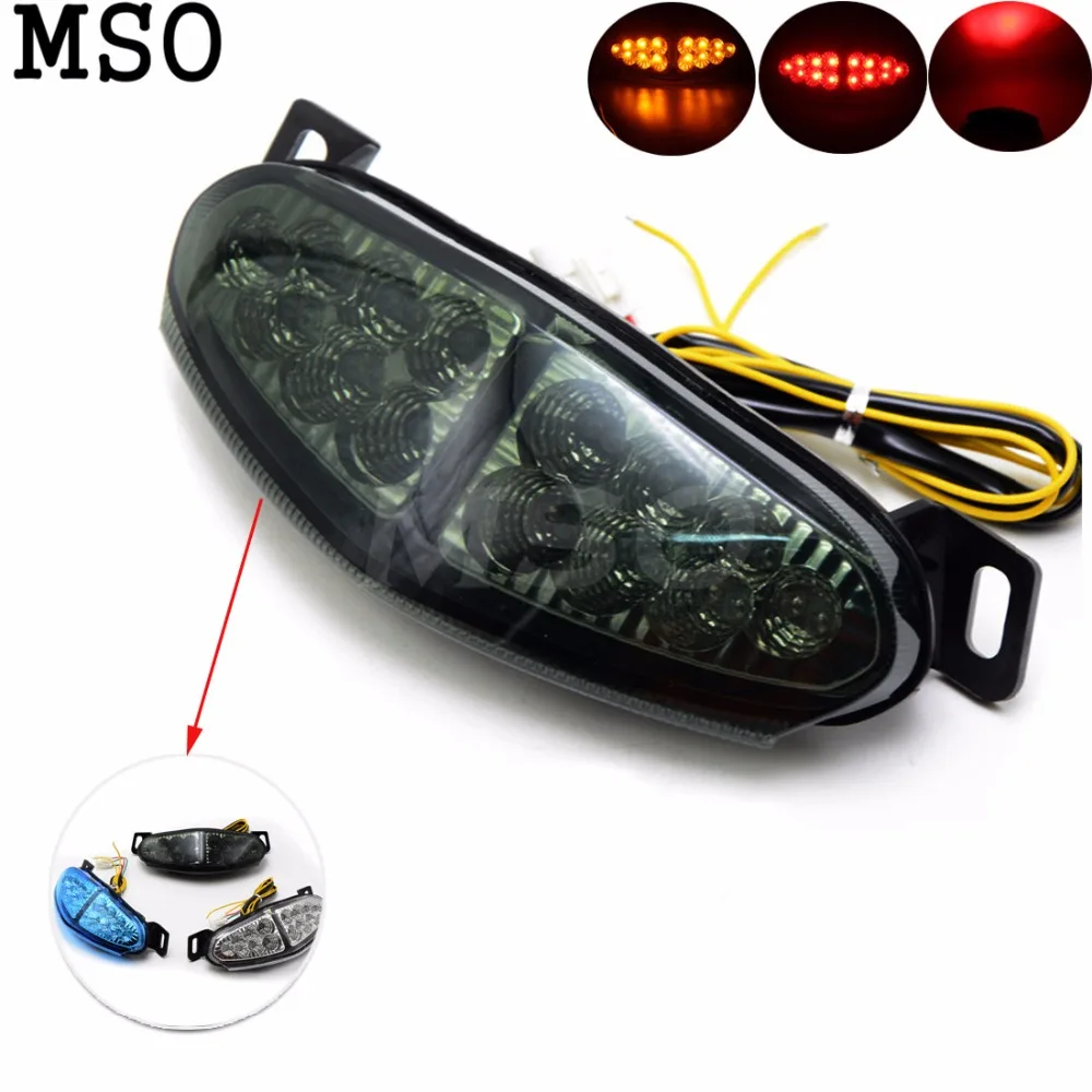 Fit all 166v motorcycle Motorcycle Integrated LED Tail Light Brake Turn signal Blinker For ninja 650r er6n 09-11 |
