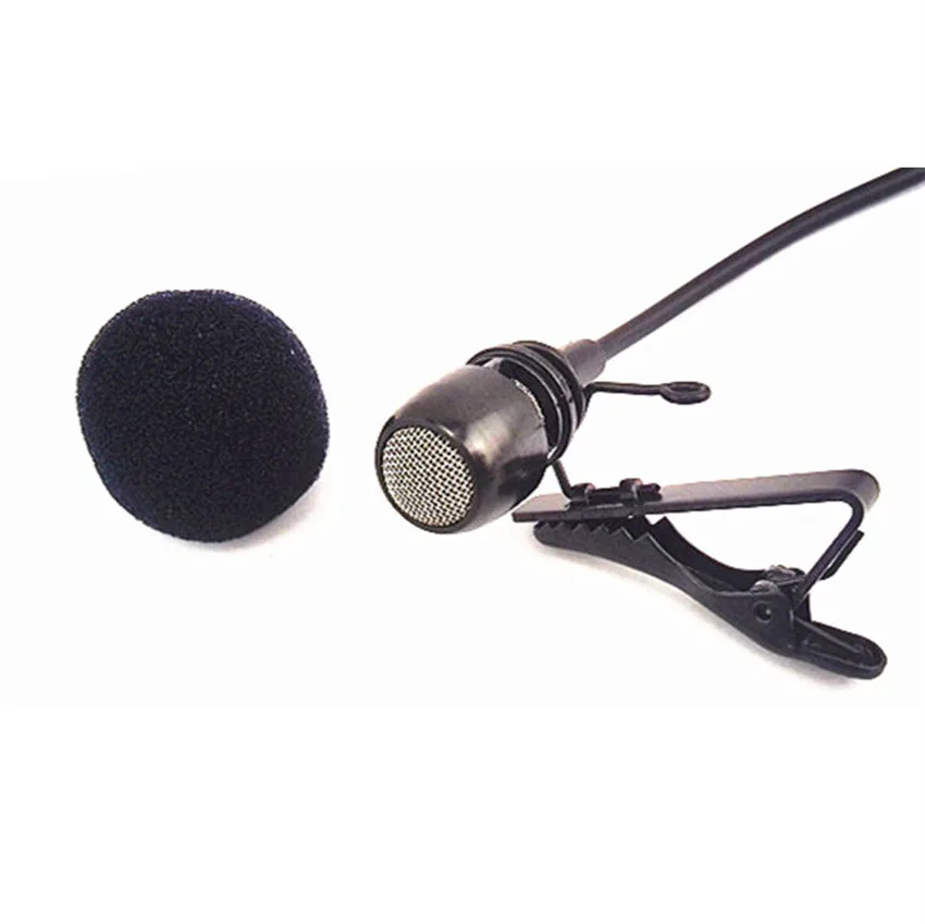 Professional Lapel Condenser Microphone Transmitter Microfone TRS 3.5mm Screw Jack for Sennheiser Wireless System Mikrofon | Электроника