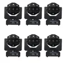 6 шт. 16x3 Вт Светодиодный светильник с движущейся головкой 16 трех-в-одном вращающихся цветных ламп акустически управляемый светодиодный бар лампа для ужина полноцветный лазер