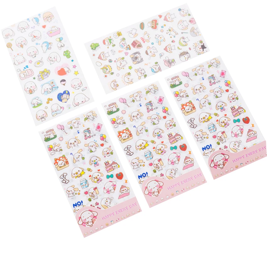 20 упак./лот прекрасный Cinnamoroll Sanrio Стикеры s с милой собачкой наклейка, сделай сам, скрапбукинг Sticke Детская футболка с надписью дневник Стикеры
