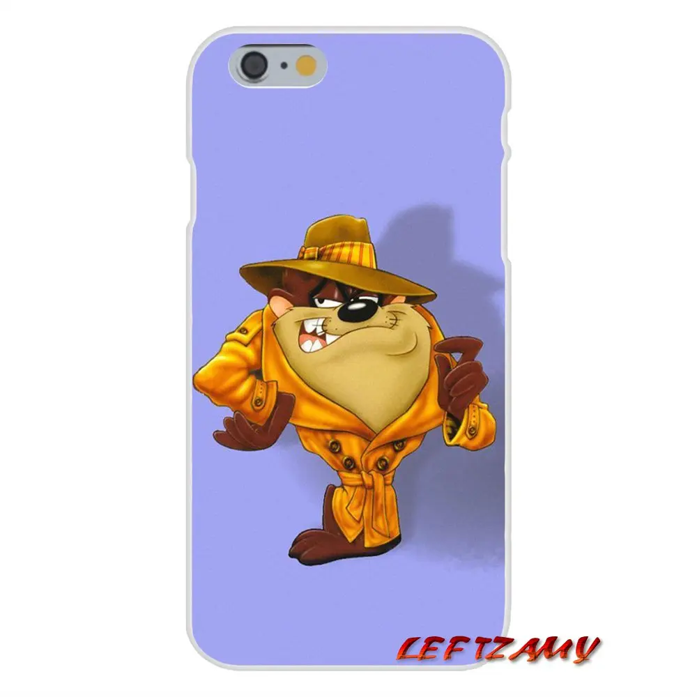 Для iPhone X XR XS MAX 4 4S 5 5S 5C SE 6 S 7 8 Plus ipod touch мягкий прозрачный чехол Looney Tunes Tasmanian Devil Taz |