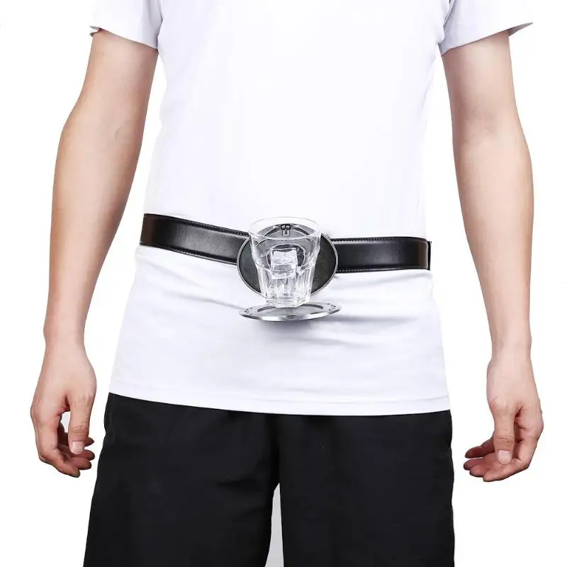 Портативный металлический ремень для бара с пряжкой смешная бутылка дюйма улицы