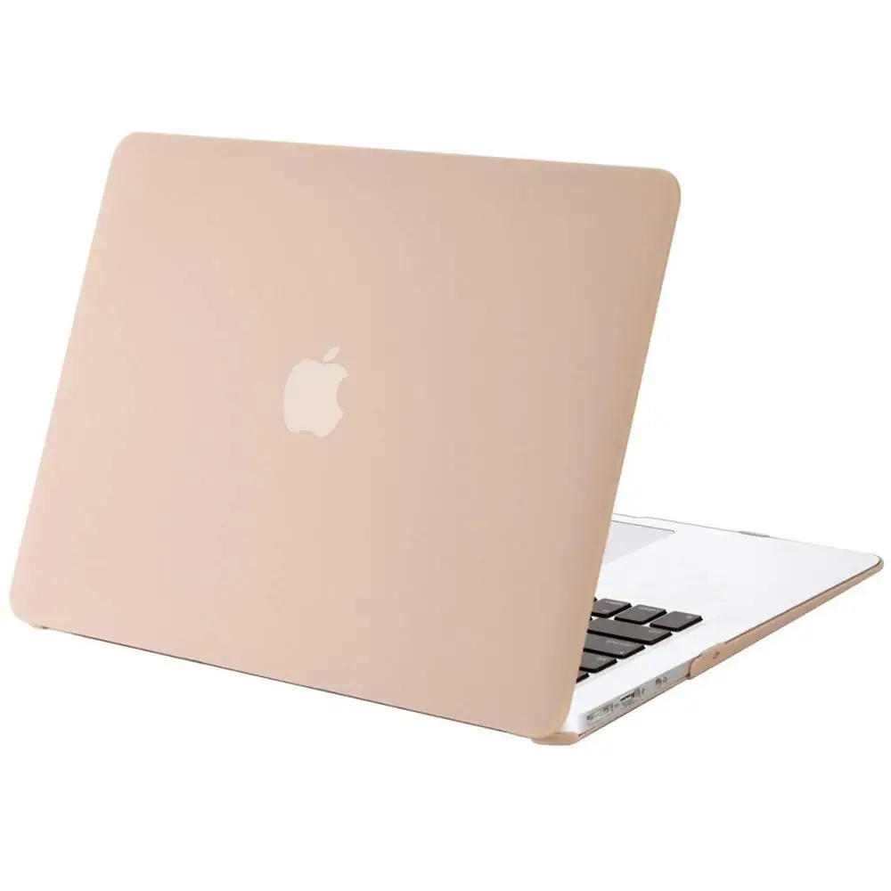 Твердый чехол Mosiso для Macbook Air, 13 дюймов,,,,,, матовый чехол, чехол для Mac Air 11+ силиконовый чехол для клавиатуры - Цвет: Camel