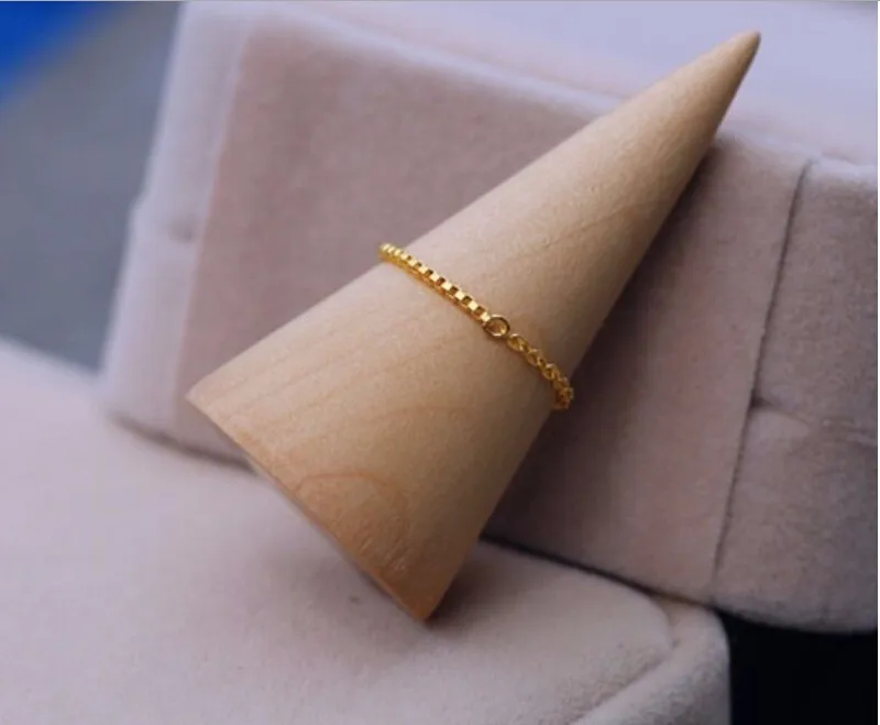 

999 Solid 24K Yellow Gold Ring /Lucky Men Women Box Ring