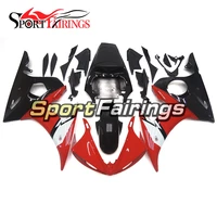 complete abs injection fairing kit for yamaha 2003 2004 yzf 600 r6r6s 06 09 motorcycle black red cowings new