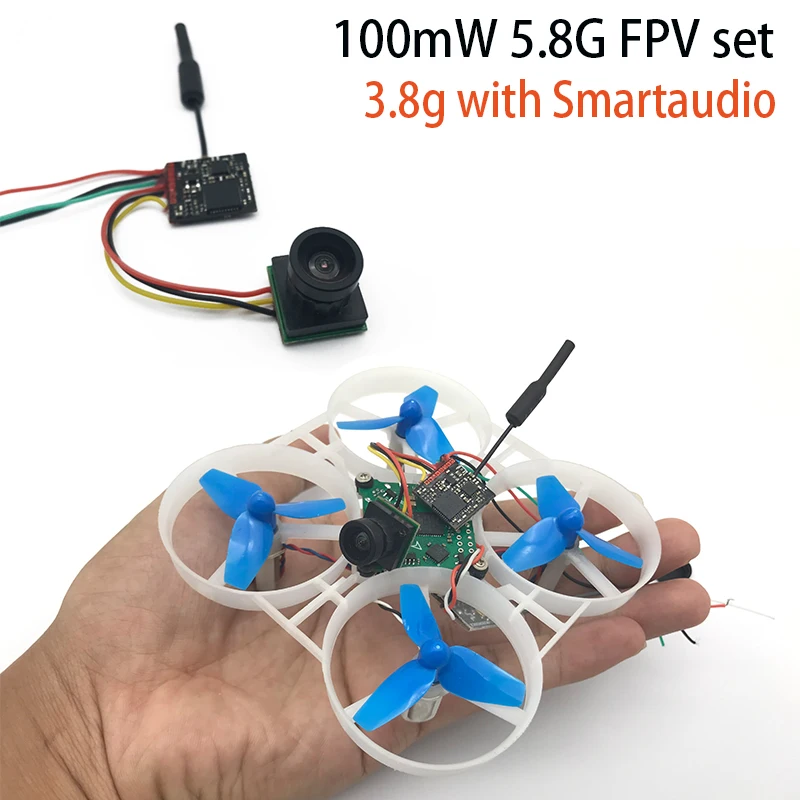 EWRF 5 8 Ghz 40CH 100 передатчик mW FPV с smart aduio 600TVL CMOS Micro Camera для дрона как крошечный Whoop Blade