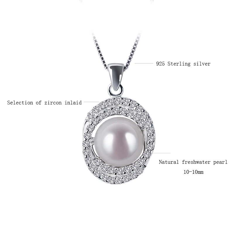 Колье из натурального пресноводного жемчуга 10 11 мм серебро 925 пробы|pearl necklace|pearl