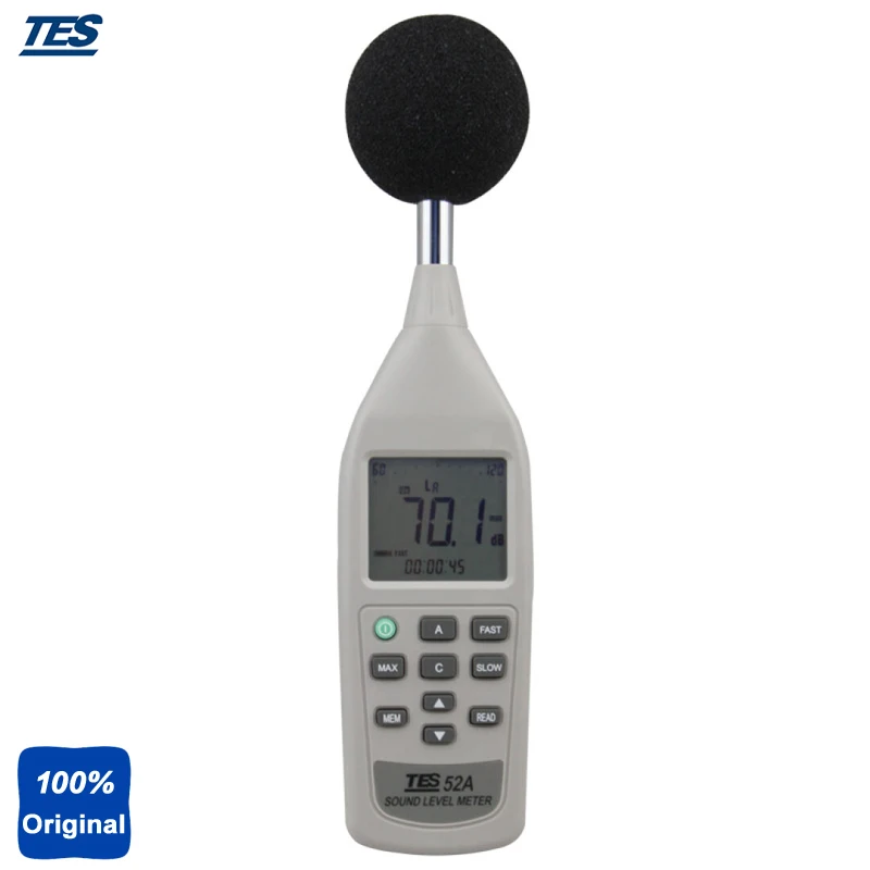 

TES-52A Digital Sound Tester Portable Sound Level Meter Handheld Noise Tester
