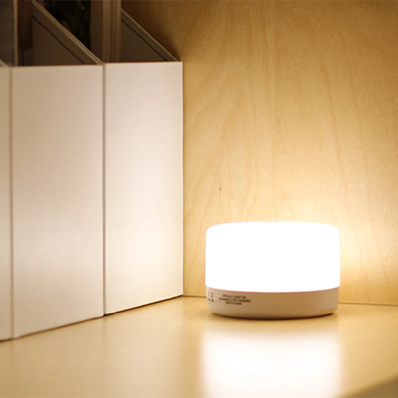 Светодиодный GLE сенсорный Управление ночника luminaria Светодиодная лампа с
