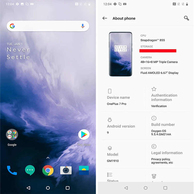 Глобальный Встроенная память Oneplus 7 Pro мобильного телефона 6,6" 90 ГГц 2K 6/8G Оперативная память 128/256G Встроенная память Snapdragon 855 48MP 3x зум Камера 4000 мАч телефон с ближней бесконтактной связью