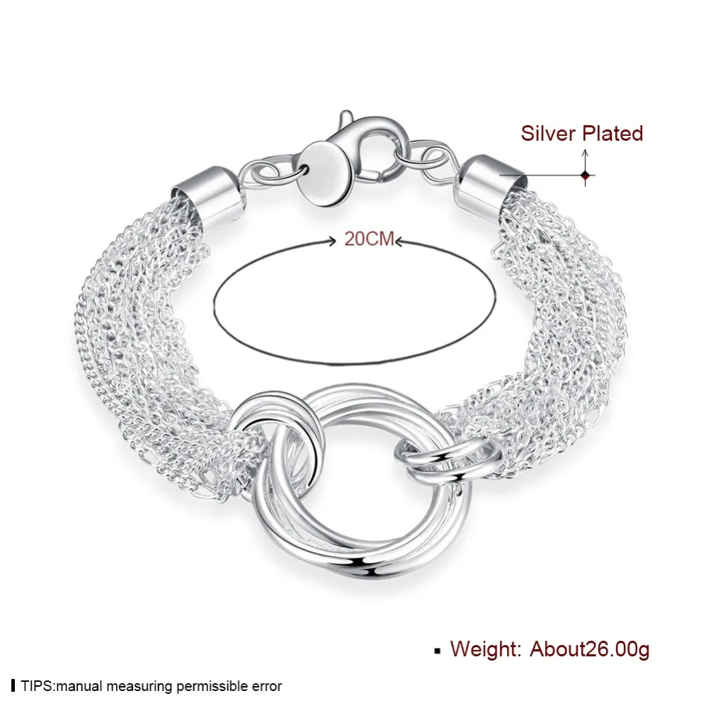 GNIMEGIL Высокое качество посеребренные модные ювелирные изделия для женщин Круглый