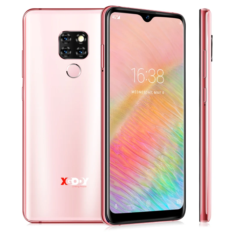 XGODY mate 20 двойной 4G Sim 6 26 &quot19:9 Смартфон Android 9 0 отпечаток пальца 2G 16G MT6737
