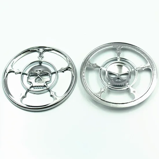 Чехол для гриля Chrome динамик в форме черепа Trim Harley Touring Electra Glide FLHT Street Tri EFI FLHXI |