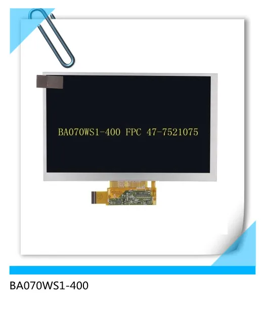 BA070WS1 400 7 дюймовый ЖК экран|7 inch lcd screen|lcd screen inchscreen |
