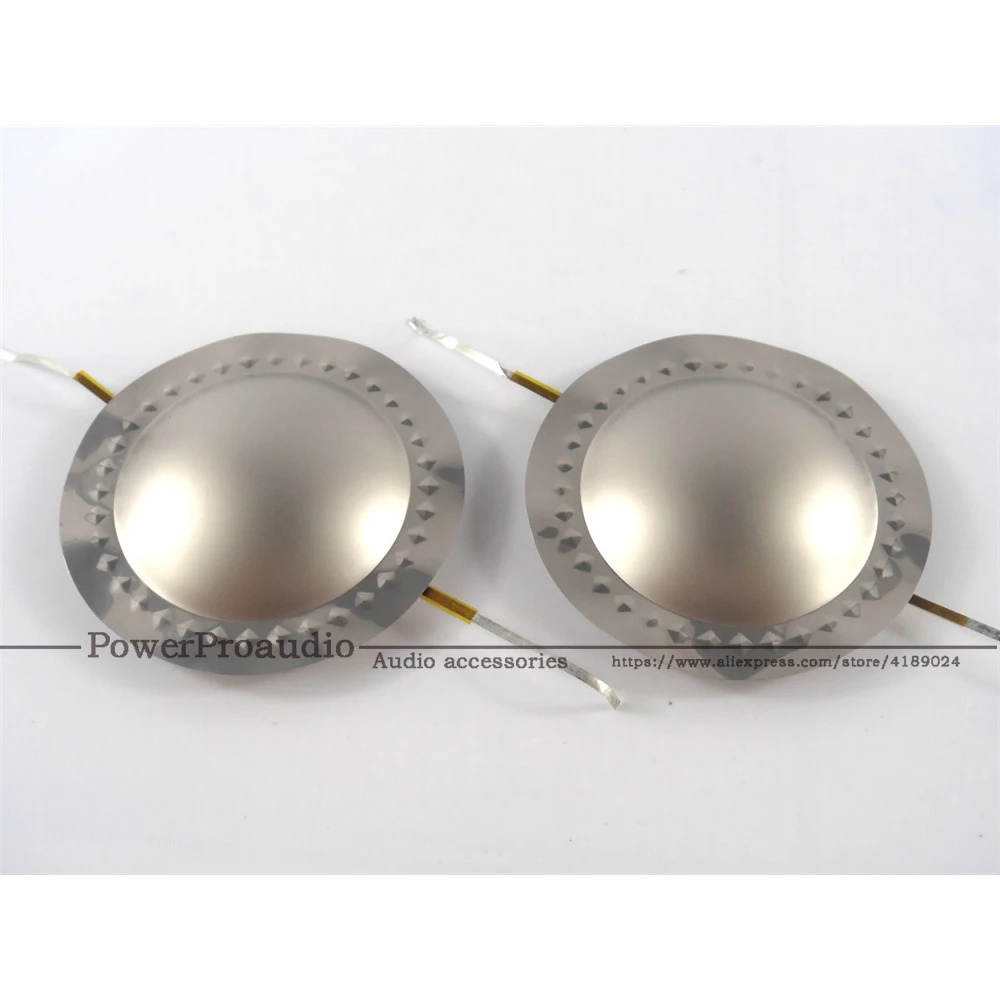 

2PCS /LOT 1.75inch 44.4mm 44.5mm Speaker Diaphragm Horn Driver Repair kit 8Ohm Aluminium