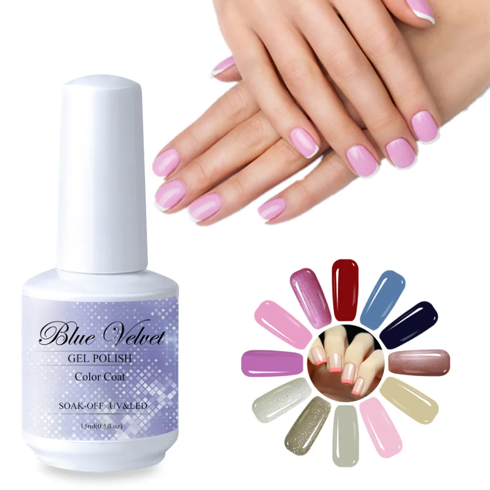 Синий Бархат Soak Off 15 мл уф-led-гель Лак для ногтей долгое лак 241 Цвета Палочки 1