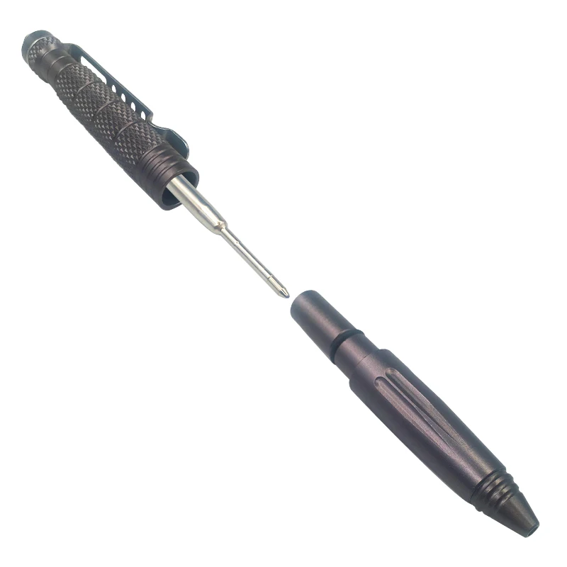 

Tactical Pen Self Defence Pen Multipurpose Aviation Aluminum Self Defense Pen Tool Anti-skid Portable Pen