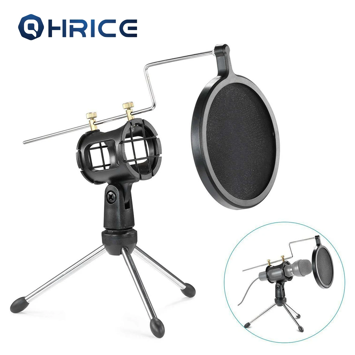 Универсальная Портативная подставка для микрофона Настольный Штатив