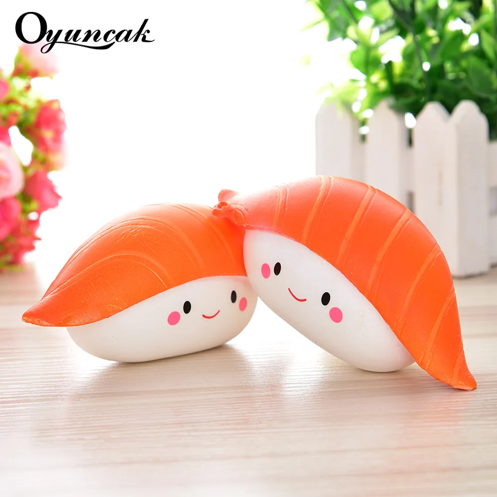 Oyuncak Squeeze Fun Sushi Squishy Новинка кляп розыгрыши снятие стресса игрушки Кляпы
